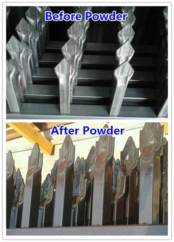 2 Rails Top And Bottom Flush Upright Rails Powder Coated Pool Fencing Panels 1250mm X 2300mm Spacing 90mm