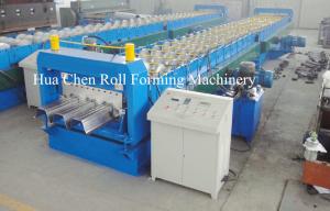 Quality Shaft Bearing Steel Roof Sheet Making Machine , Metal Roll Forming Equipment 15m/Min wholesale