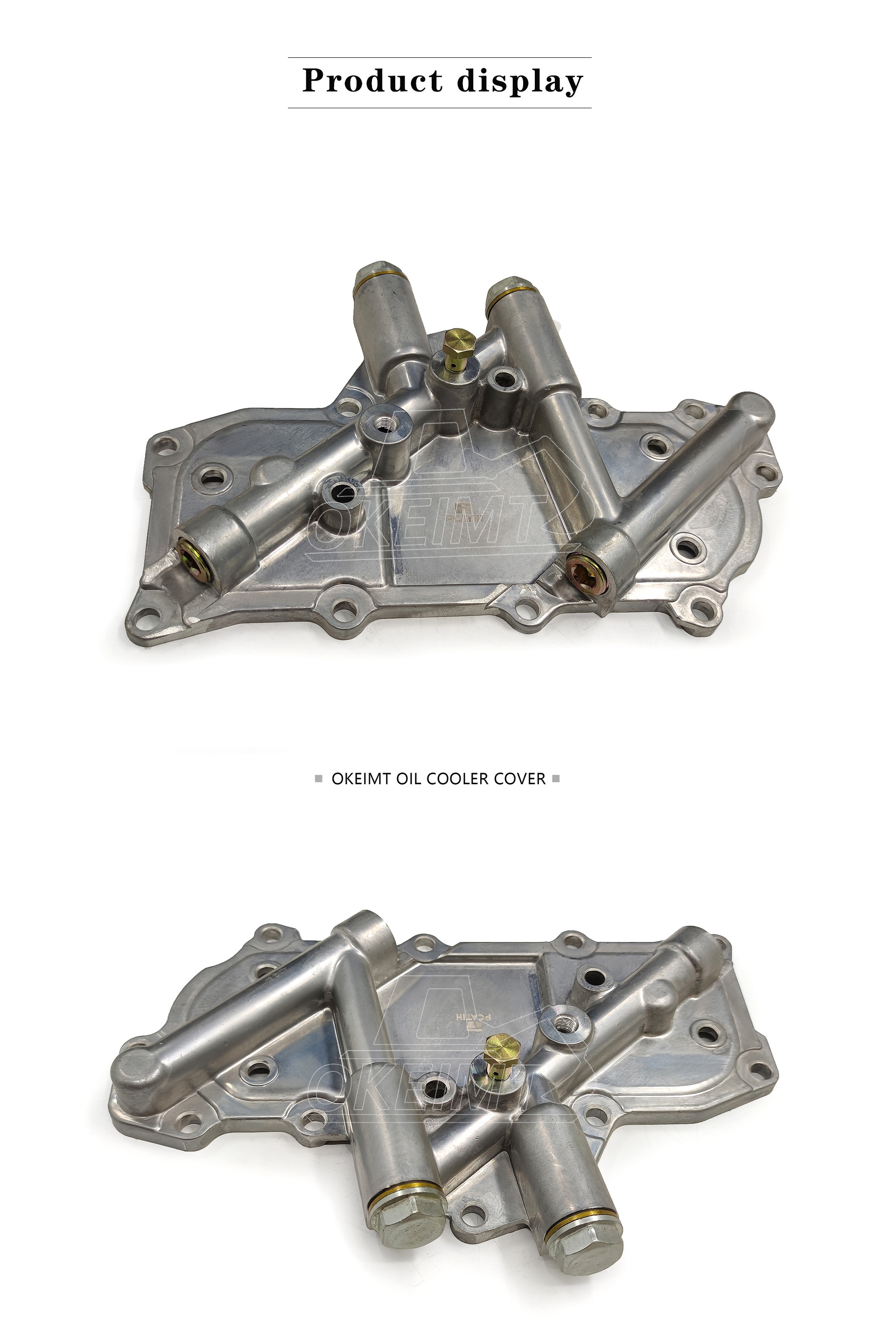 Factory Price Vehicles Equiment Excavator Engine Parts BD30 TD27 Oil Cooler Cover 21305-43G01 For Nissan