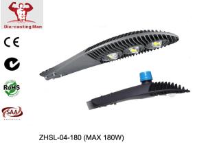 Quality IK09 Hight Power LED COB Street Light 180w Aluminum Die Casting Housing High Lumen Output Black Color wholesale