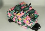 2016 Vertical square cloth fabric fashion ladies casual backpack schoolbag