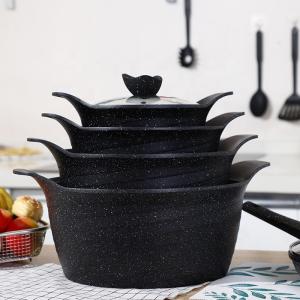 Quality Die Casting Non Stick Aluminum Cookware Sets For Restaurant wholesale