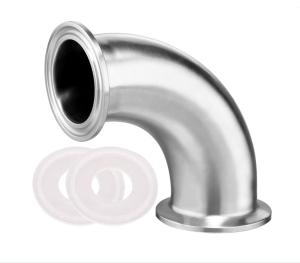 Quality 2&quot; Tri Clamp Sanitary Pipe Fitting 90 Degree Elbow Stainless Steel 2&quot; Tube OD Wenzhe wholesale