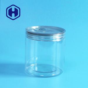 Quality Easy Open Empty Plastic PET Food Can 360ml Dry Fruits Vegetables Round Screw Lid Airtight wholesale
