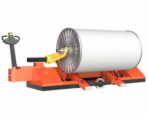 Quality Hydraulic Weaving Warp Beam Trolley 400mm High Capacity Carrying wholesale