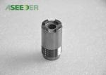 Oil Service Industry Cross Goove Thread Nozzle , Cemented Carbide Wear Parts AN