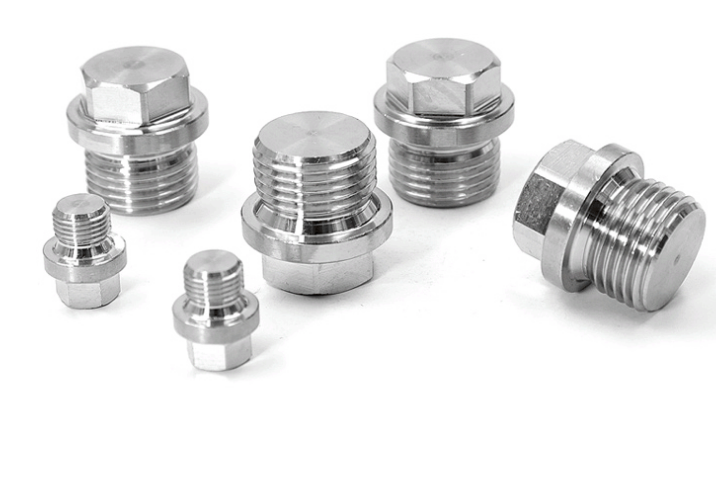 Stainless Steel Oil Drain Laryngeal Plug NPT Hex Socket Magnetic Allen Head Pipe Plug with Anodized Finish and ZINC Coating