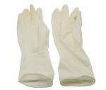 Professional Sterile Examination Gloves / Long White Latex Gloves