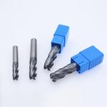 Carbide Milling Cutter End Mill for Graphite , 4 Flutes Endmill with Diamond
