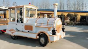 Quality Playground Children Tourist Train Rides Sightseeing Train Lower Noises 10km/H Max Speed wholesale