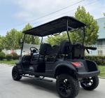 Off-Road Tire 4 Seater Golf Cart 48/60/72v Lead Acid Battery Electric Power For