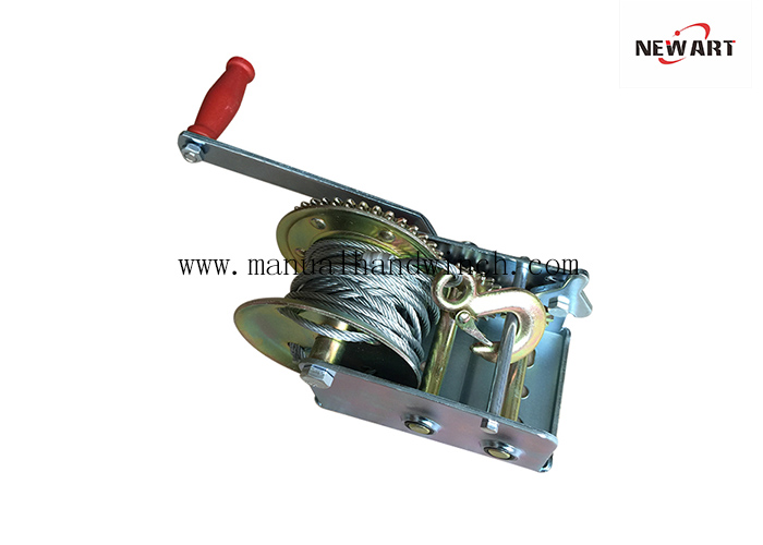 Greenhouse / Agriculture 2500 Lb Small Hand Crank Winch Portable Hand Winch Handling