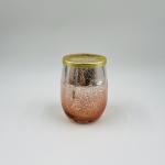 Bathroom Accessories Set Ombre Mercury Orange Gold Pump Soap Dispenser Tumbler