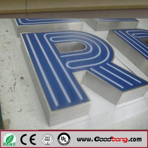 Quality outdoor vacuum forming embossing acrylic letter bulb sign wholesale