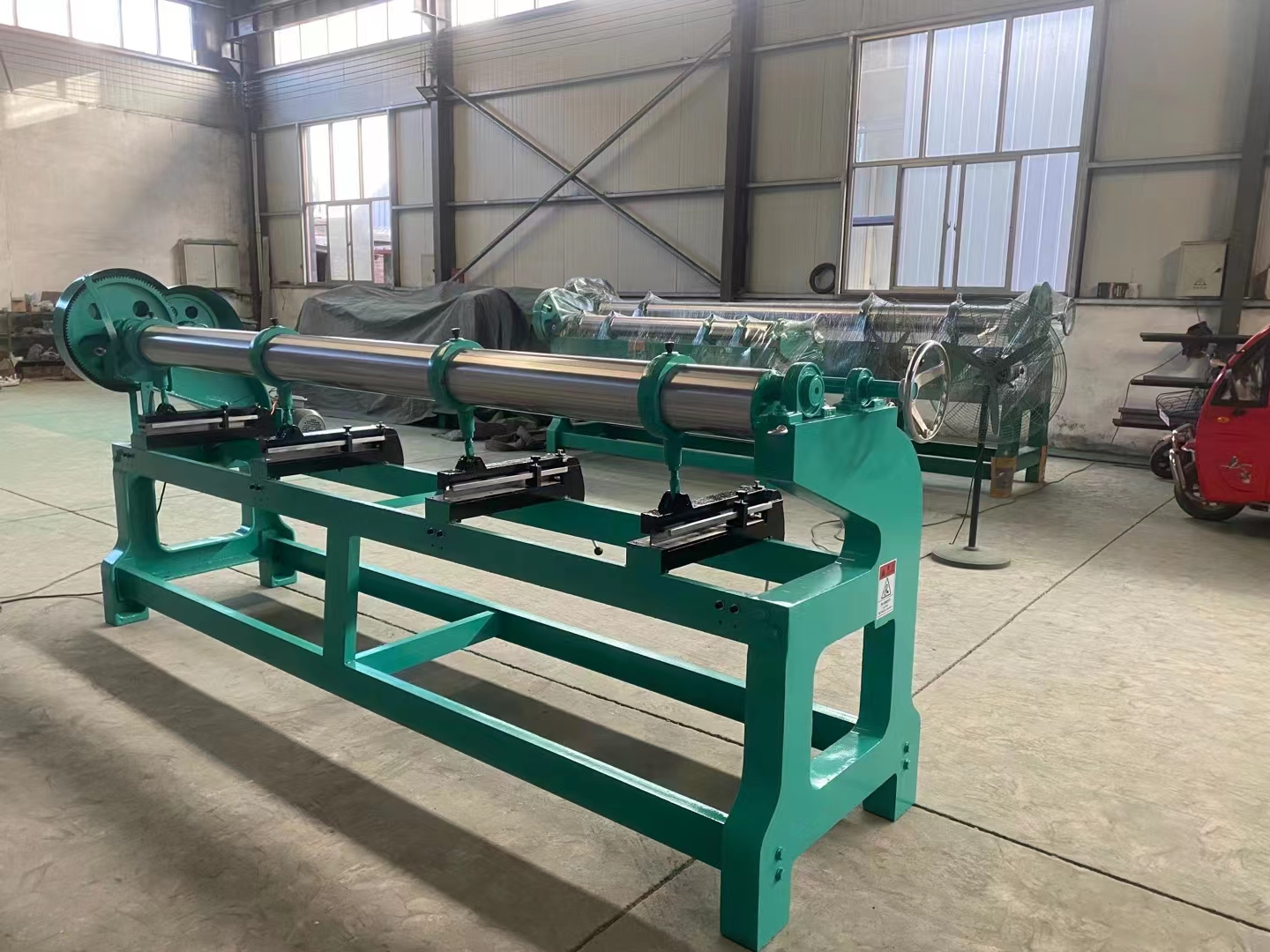 Four Link Slitter Scorer / 500 KG Corrugated Cardboard Corners Slotter with Materials
