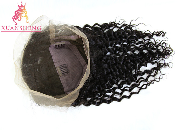 Virgin Brazilian Unprocessed Deep Wave Hair Full Swiss Lace Human Wigs