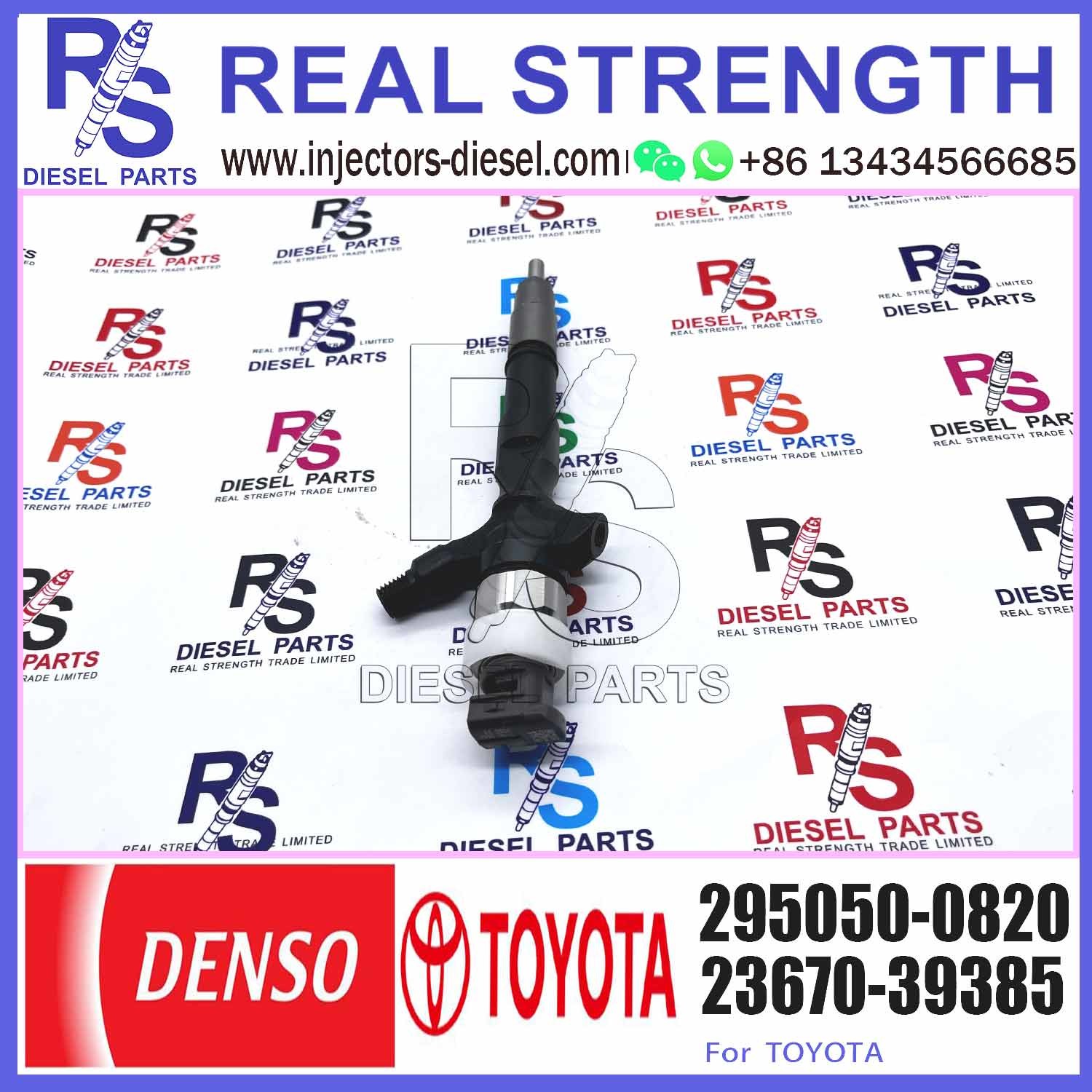 Genuine Injector 23670-30380 295050-0820 For Car Spare Parts 9709500-082 2950500820 2367030380