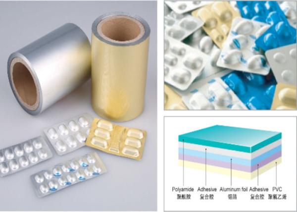 Pharmaceutical Packaging Material Cold Aluminium Foil For Generic Medicine