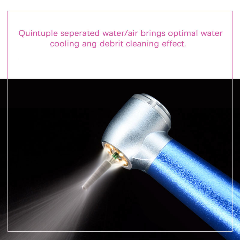 5 Water Spray Dental High Speed Handpiece With Five LED Light Ceramic Bearing