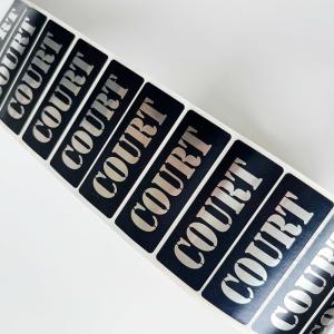 Quality Printing Adhesive Tamper Seal Stickers , Brand Custom Logo Sticker Roll wholesale