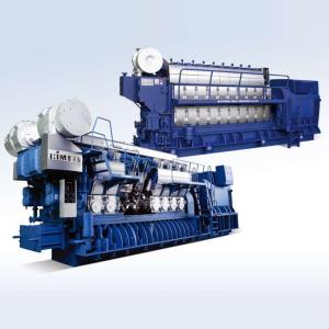 Quality Hyundai Heavy Fuel Oil Generator 0.42MW - 21MW Water Cooled Genset wholesale