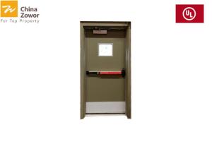 Quality Powder Coated Finish Various Colors 90 minnte Fire Rated Doors/ Steel Insulated Fire Door wholesale