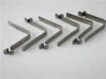 Emboss Button Metal Stamping Parts Single Side Spring Clip For Clutch Fin Spring