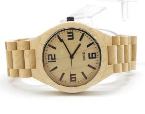 Quality Personalised Wooden Watch For Him / Wood And Stainless Steel Watch wholesale