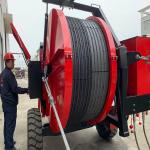 220KV Transmission Power Lines 2x40KN 8T Tensioner Stringing Equipment