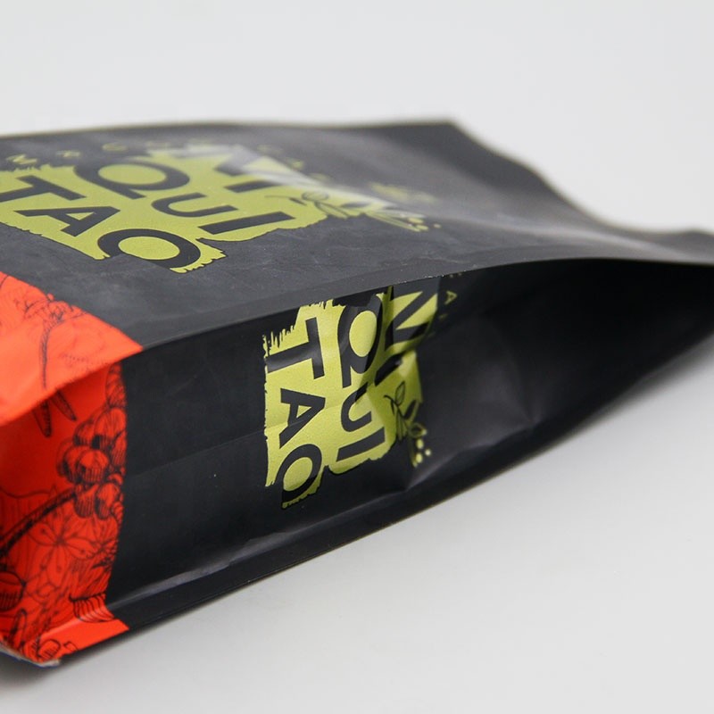 250g 500g 1000g Side Gusset Bags With Valve Custom Printed Compostable