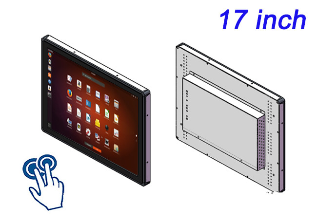 17-Inch Linux Touch Embedded Screen for Command Centers, Medical Imaging Systems, Retail Check-Out Stations, and Manufacturing Dashboards
