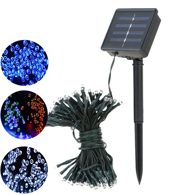 200 Led Solar String Lights Halloween Christmas Tree Decorations for Home 3Mode Garland Fairy Light Outdoor Garden Wedding Party