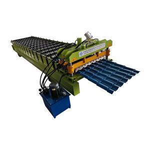 Quality Capacity Glazed Tile Forming System 70Mm Shaft Steel Hydraulic Cutter wholesale