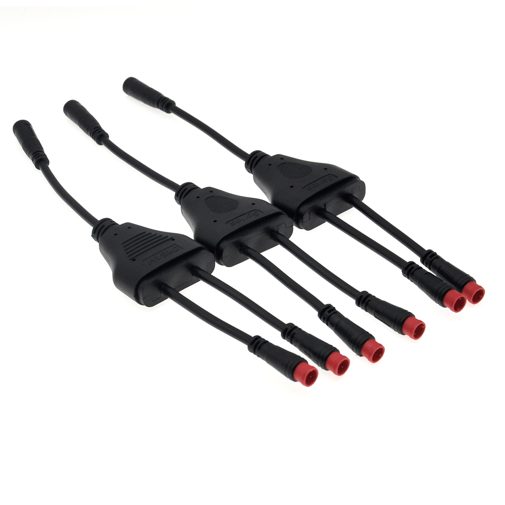 Y-Cable Y Series Connector HARNESS EXTENSION CABLE DIY Male Female Electrical Connector