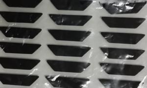 Quality Anti Slip Matt Silicone Rubber Pad Hardness Shore A 70 Sharp Edge Phenol Tested wholesale