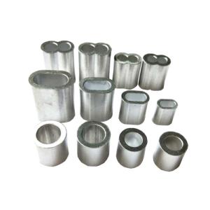 Quality Oval / 8 Type Rope Hardware Accessories Aluminum Crimp Sleeves Rigging Connector wholesale