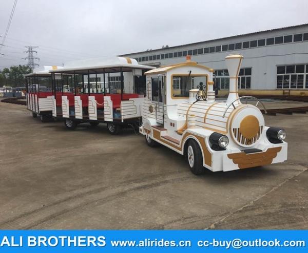 china amusement rides trackless train/diesel trackless train for amusement park