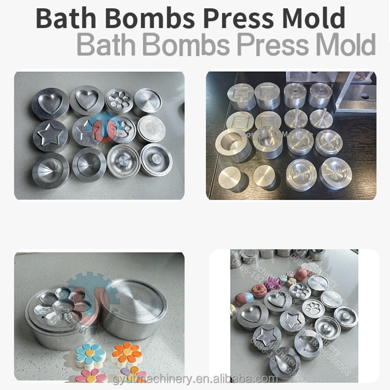 The Russia Popular Auto Powder Press Machine For Making Bath Bombs Fizzy Salt Balls