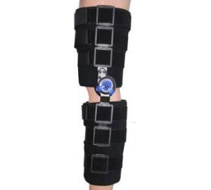 Quality XS S M L Post Op Adjustable Hinged Knee Brace With Metal Support wholesale