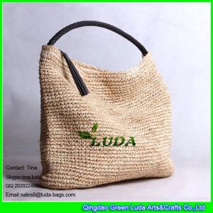 Quality LUDA natural fashoin new women tassel raffia straw handbags wholesale