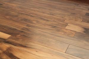 Quality smooth Small Leaf Acacia/Asian Walnut Engineered Hardwood Flooring wholesale