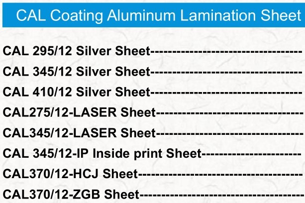 CAL Coating Aluminum Laminate Tube Laminates Packaging
