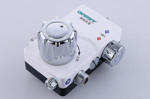 304 Stainless Steel Electronic Water Mixing Valve Solar White Water Heater Faucet 12.5x8x10cm