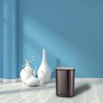 Silver 258x158x320mm Step On Kitchen Trash Can