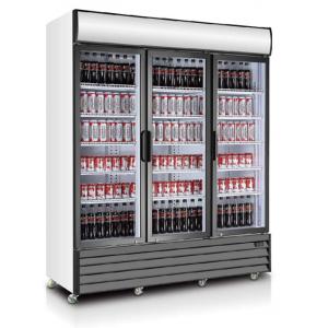 Quality ROHS CFC Free Commercial Glass Door Coolers 1500L Upright Glass Door Bar Fridge wholesale