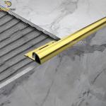 10mm Round Shape Tile Metal Edge Trim Aluminium 6063 Outside Corner