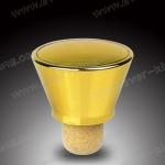 Food Grade Plastic Non Spill Wine Bottle Stopper