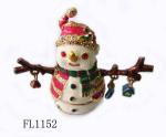 Christmas Festival Sownman Home Decorative Metal Figurines