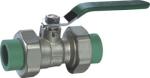 PN16 Telfon Sealing Brass Ball Valves Level Hand PPR Ball Valves 1/2 - 4 Inch