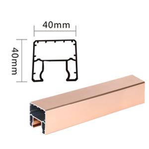 Quality Tempered Glass Frameless Railing Fence Handrail for AA6063 Aluminum U-channel Profile wholesale